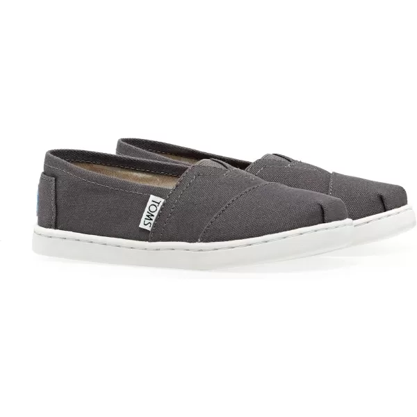 TOMS UnisexChild Classic Alpargata SneakerAsh Canvas