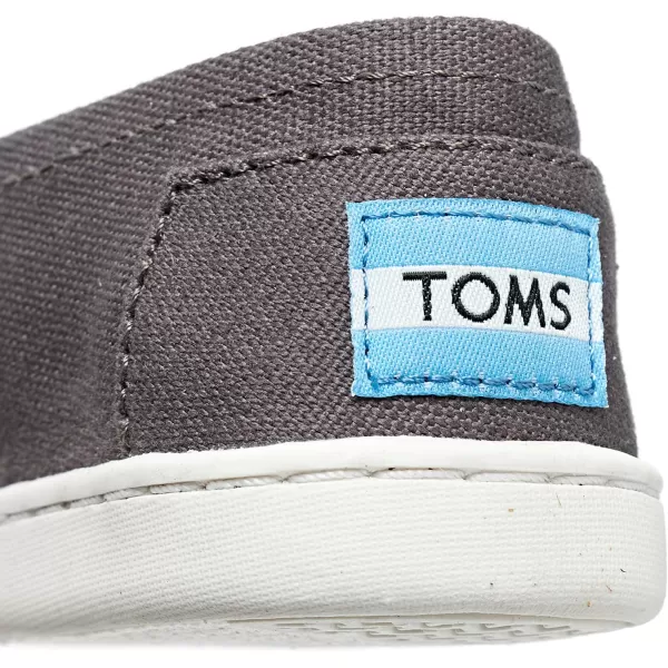 TOMS UnisexChild Classic Alpargata SneakerAsh Canvas