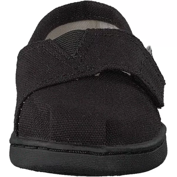 TOMS UnisexChild Classic Alpargata SneakerBlack Canvas