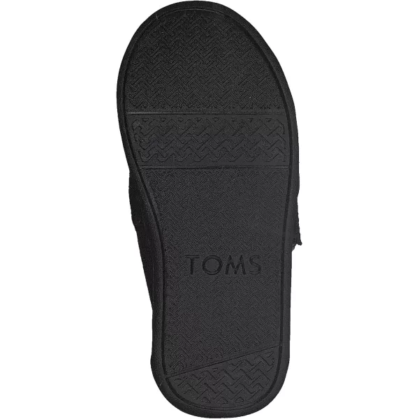 TOMS UnisexChild Classic Alpargata SneakerBlack Canvas