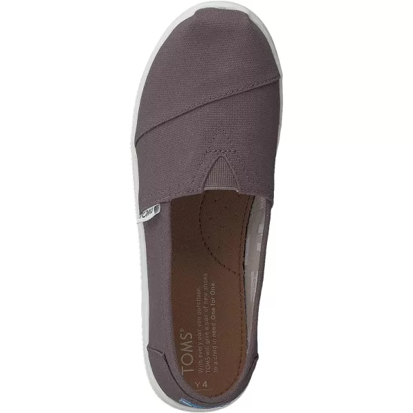 TOMS UnisexChild Classic Alpargata SneakerGrey