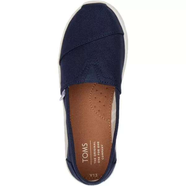 TOMS UnisexChild Classic Alpargata SneakerNavy Canvas