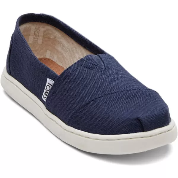 TOMS UnisexChild Classic Alpargata SneakerNavy Canvas