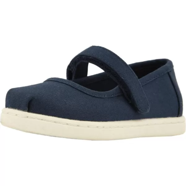 TOMS Girls Tiny Mary Jane  ToddlerNavy Canvas