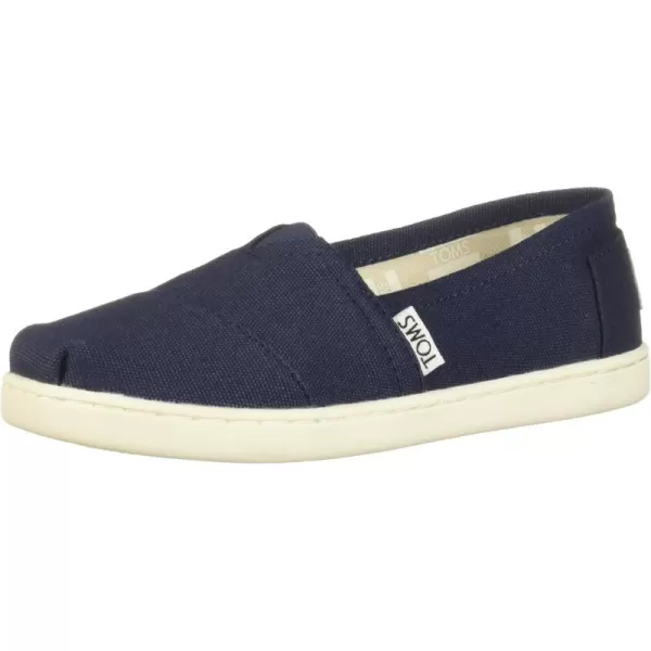 TOMS UnisexChild Classic Alpargata SneakerNavy Canvas