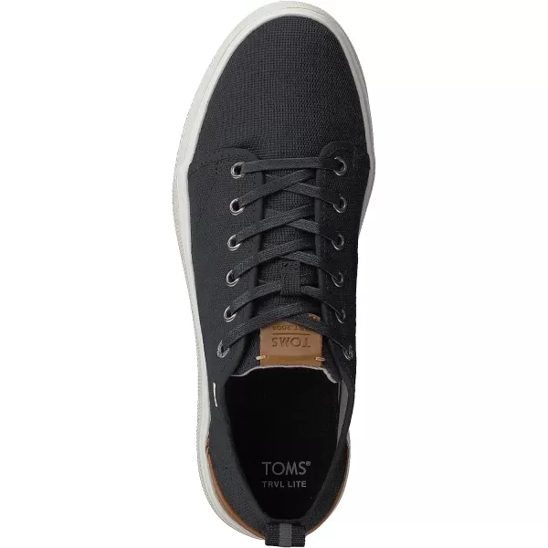 TOMS Mens TRVL LITE SneakerBlack Heritage Canvas