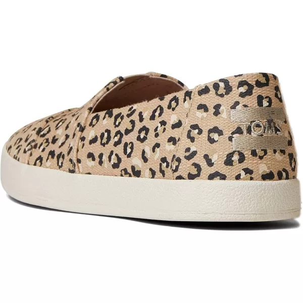 TOMS Womens Avalon SlipOnNatural Textured Cheetah Fabric