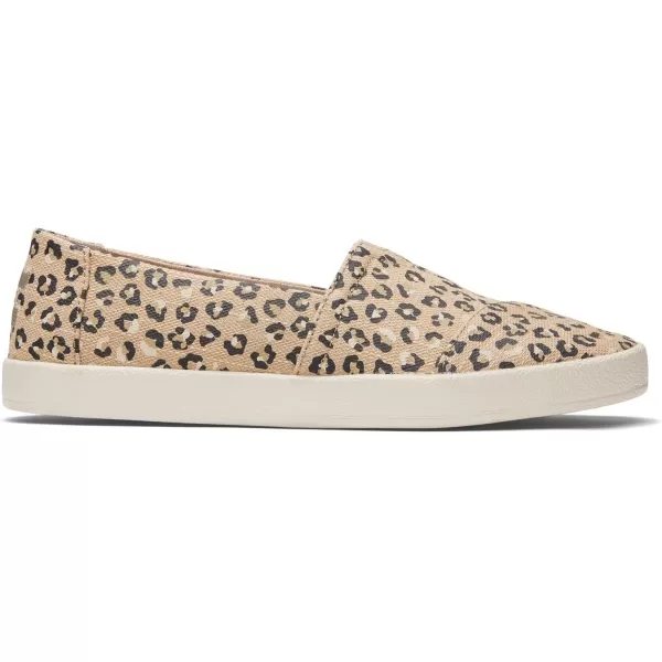 TOMS Womens Avalon SlipOnNatural Textured Cheetah Fabric