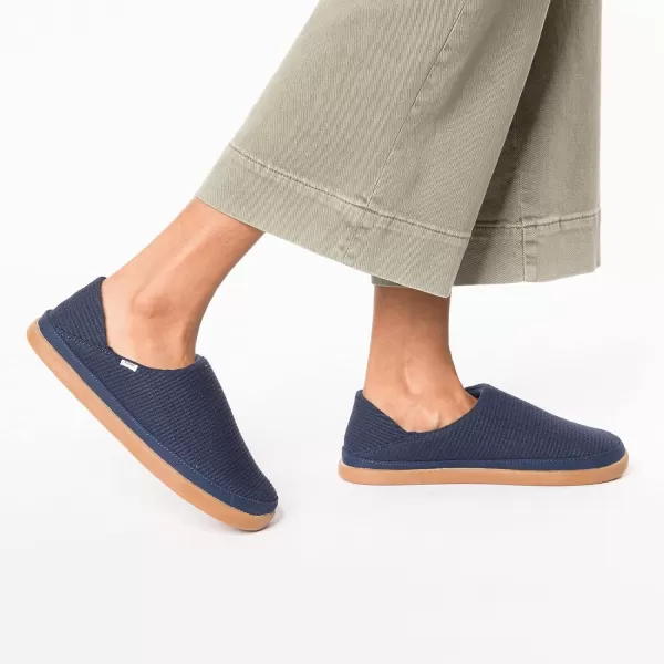 TOMS Womens Ezra Slip On Casual Slippers Casual  PinkNavy