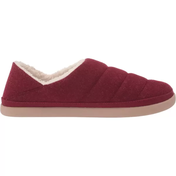 TOMS Womens Ezra Slip On Casual Slippers Casual  PinkRhubarb Red