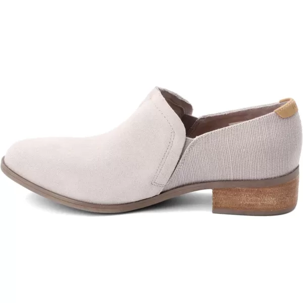 TOMS Womens Shaye Casual Boots Ankle  GreyDrizzle Grey SuedeHeritage Canvas