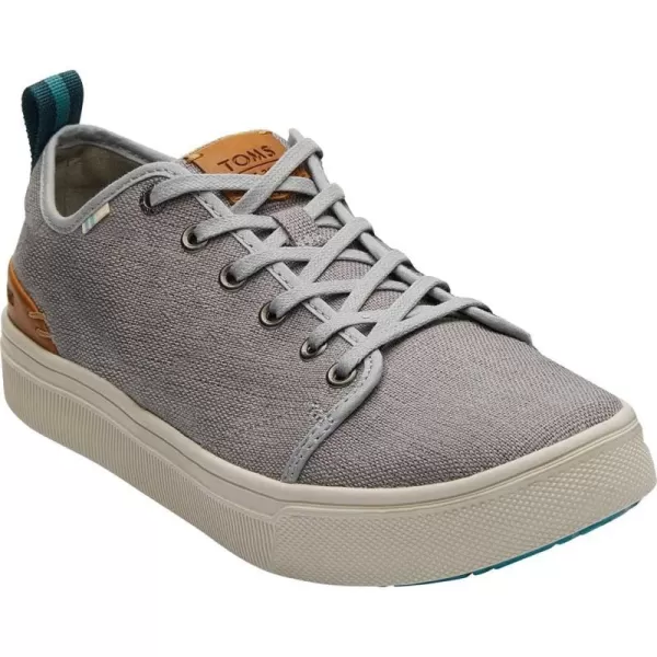 TOMS Mens TRVL LITE SneakerDrizzle Grey Heritage Canvas