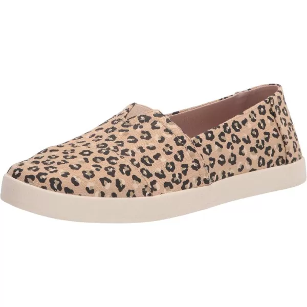 TOMS Womens Avalon SlipOnNatural Textured Cheetah Fabric