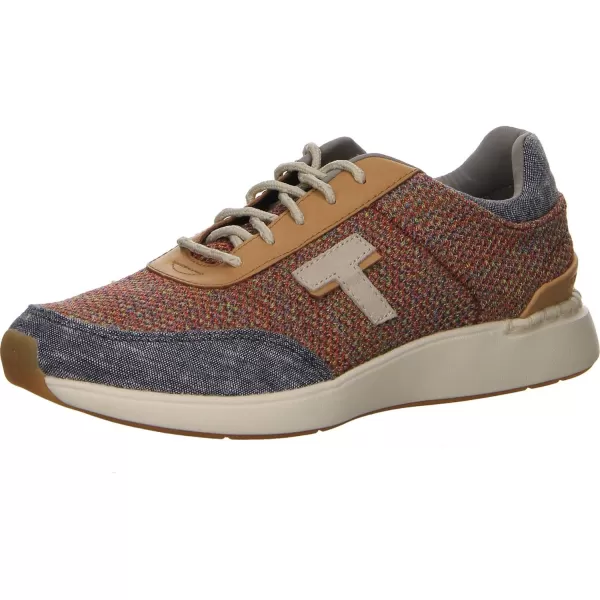 TOMS Mens Brogue LaceUpMulti Space Dye KnitChambray