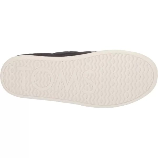 TOMS Mens Ezra Faux Fur Scuff Casual Slippers Casual  GreyBlack Quilted Cotton Ripstop