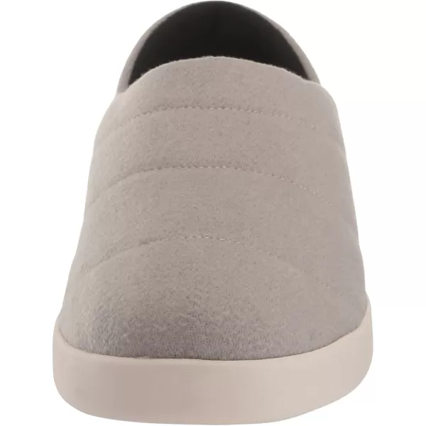 TOMS Mens Ezra Faux Fur Scuff Casual Slippers Casual  GreyShadow FeltFleece