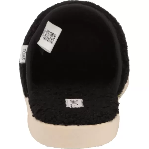 TOMS Mens Harbor Casual Slippers Casual  RedBlack Faux Shearling
