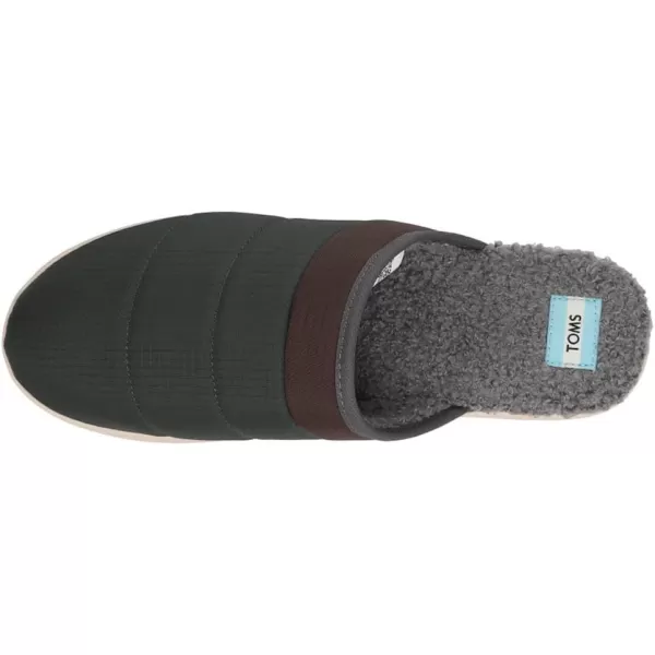 TOMS Mens Harbor Casual Slippers Casual  RedDeep Forest Matte Ripstop