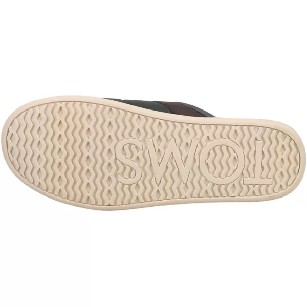 TOMS Mens Harbor Casual Slippers Casual  RedDeep Forest Matte Ripstop