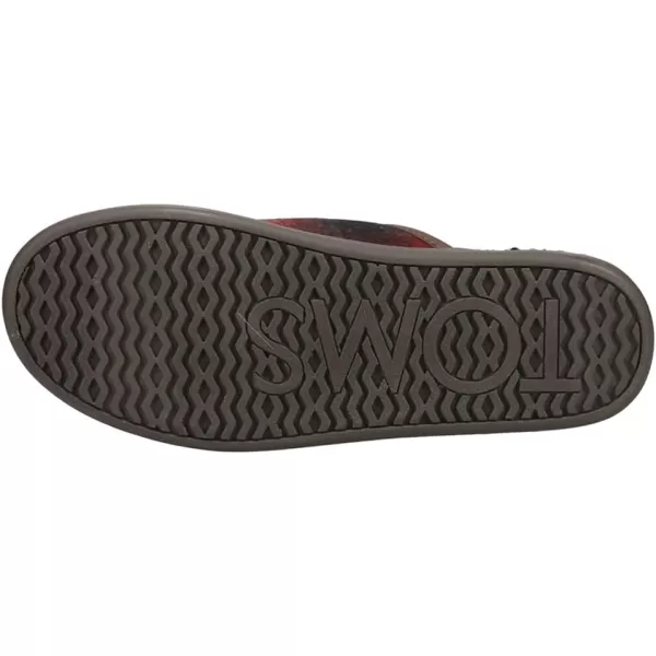 TOMS Mens Harbor Casual Slippers Casual  RedRed