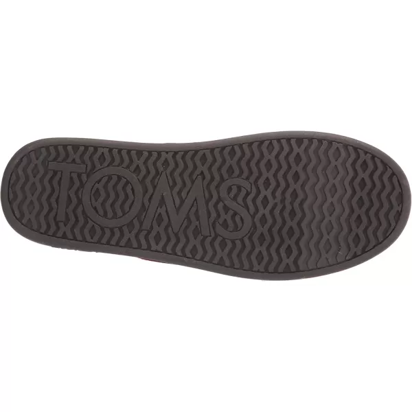 TOMS Mens Harbor Casual Slippers Casual  RedRed Abstract Plaid
