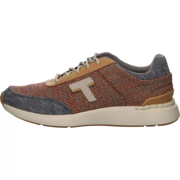 TOMS Mens Brogue LaceUpMulti Space Dye KnitChambray