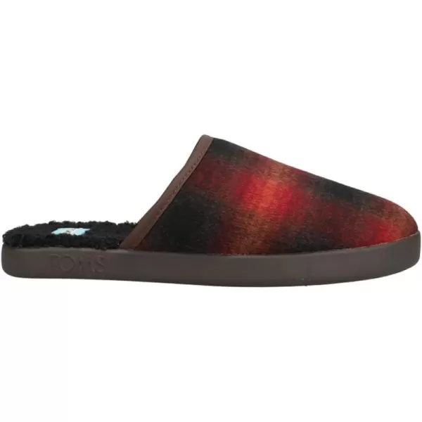 TOMS Mens Harbor Casual Slippers Casual  RedRed