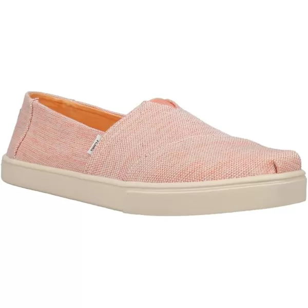 imageTOMS Womens Alpargata Small Leopard Slip On SneakerApricot Melange Woven