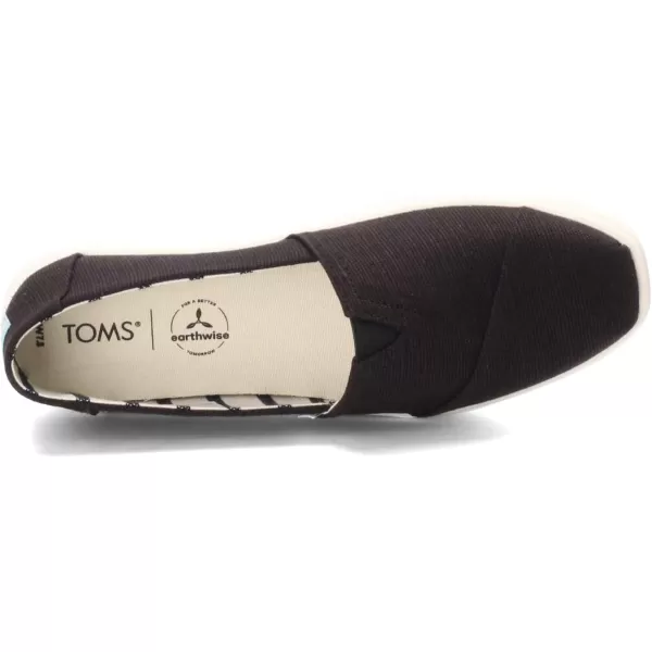imageTOMS Womens Alpargata Small Leopard Slip On SneakerBlack