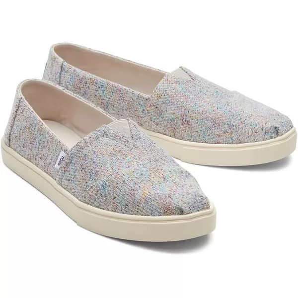 imageTOMS Womens Alpargata Small Leopard Slip On SneakerCloud Grey