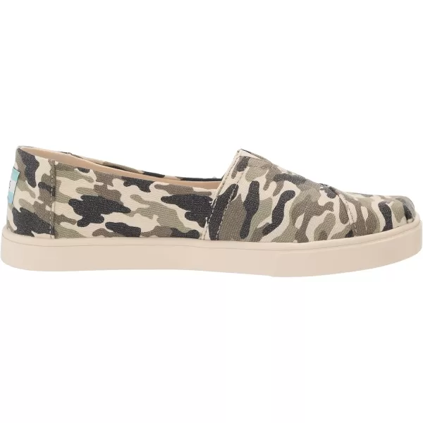 imageTOMS Womens Alpargata Small Leopard Slip On SneakerDirty Olive