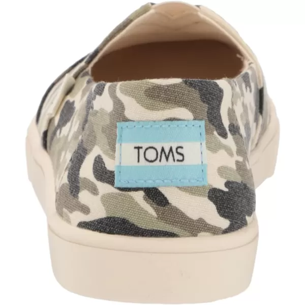imageTOMS Womens Alpargata Small Leopard Slip On SneakerDirty Olive