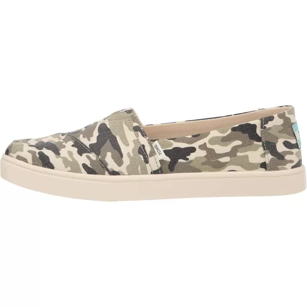 imageTOMS Womens Alpargata Small Leopard Slip On SneakerDirty Olive