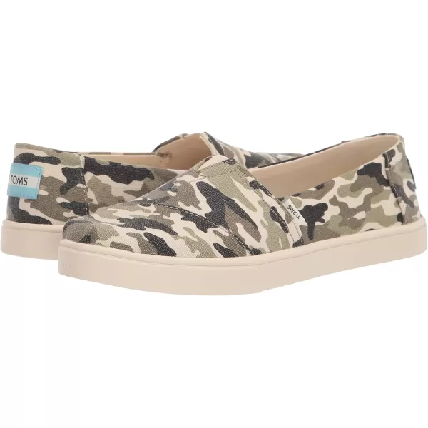 imageTOMS Womens Alpargata Small Leopard Slip On SneakerDirty Olive