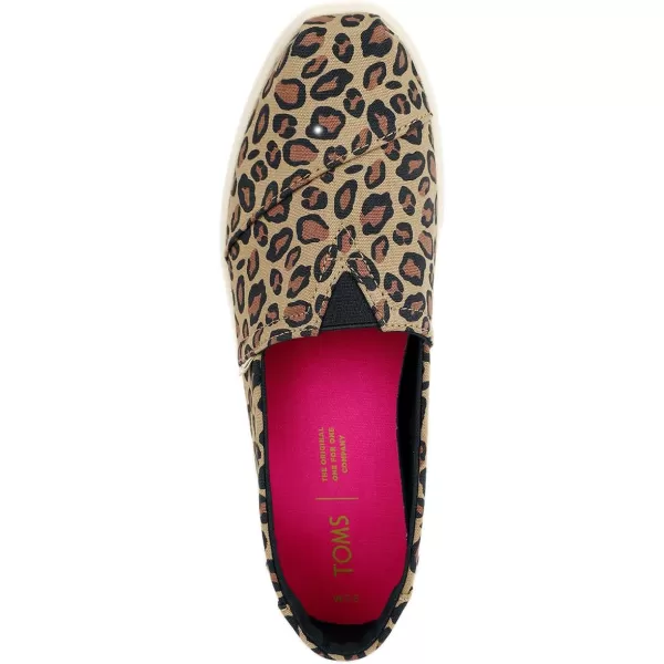 imageTOMS Womens Alpargata Small Leopard Slip On SneakerLeopard