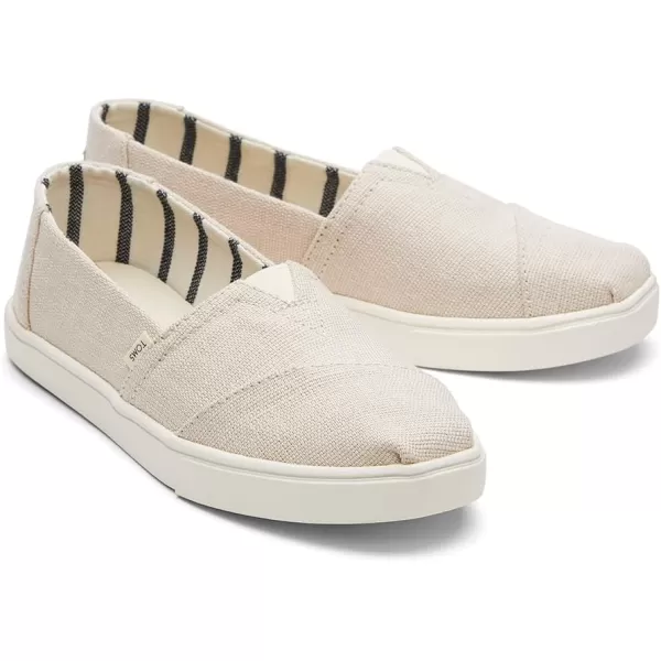 imageTOMS Womens Alpargata Small Leopard Slip On SneakerNatural Heritage Canvas