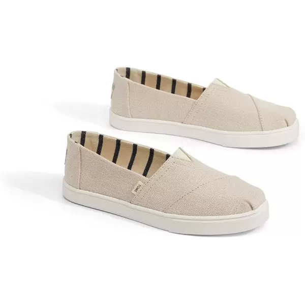 imageTOMS Womens Alpargata Small Leopard Slip On SneakerNatural Heritage Canvas