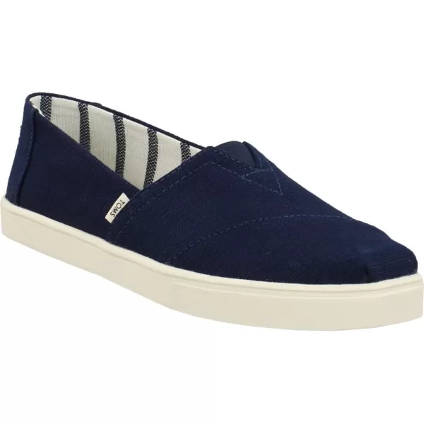 imageTOMS Womens Alpargata Small Leopard Slip On SneakerNavy