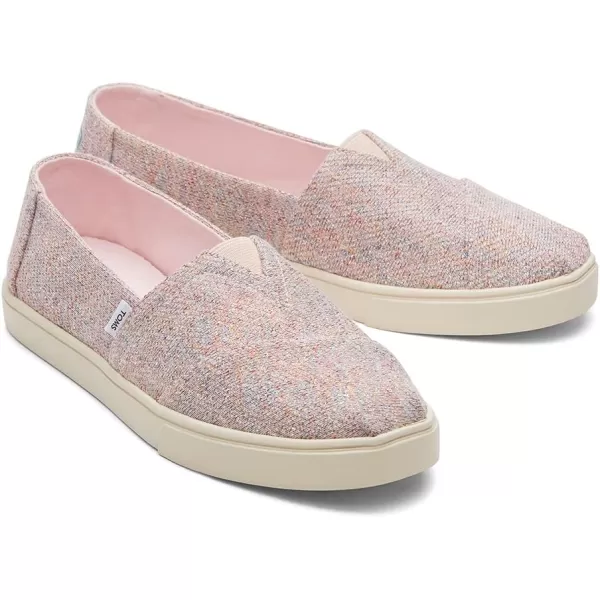 imageTOMS Womens Alpargata Small Leopard Slip On SneakerPink Multi