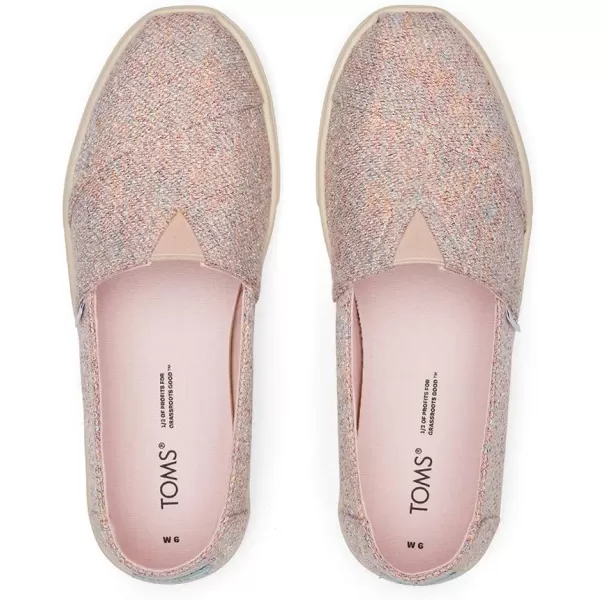 imageTOMS Womens Alpargata Small Leopard Slip On SneakerPink Multi