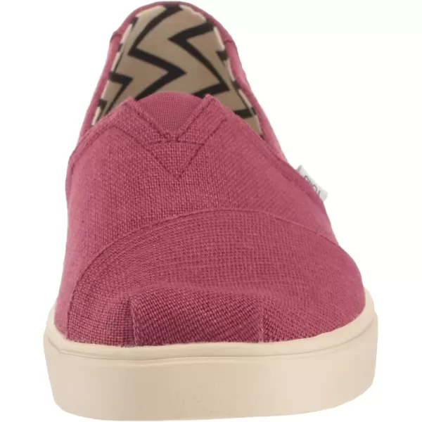 imageTOMS Womens Alpargata Small Leopard Slip On SneakerVintage Rose Heritage Canvas