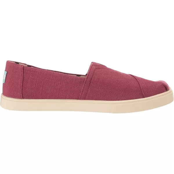 imageTOMS Womens Alpargata Small Leopard Slip On SneakerVintage Rose Heritage Canvas