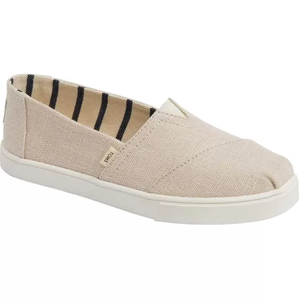 imageTOMS Womens Alpargata Small Leopard Slip On SneakerWarm Natural Heritage Canvas