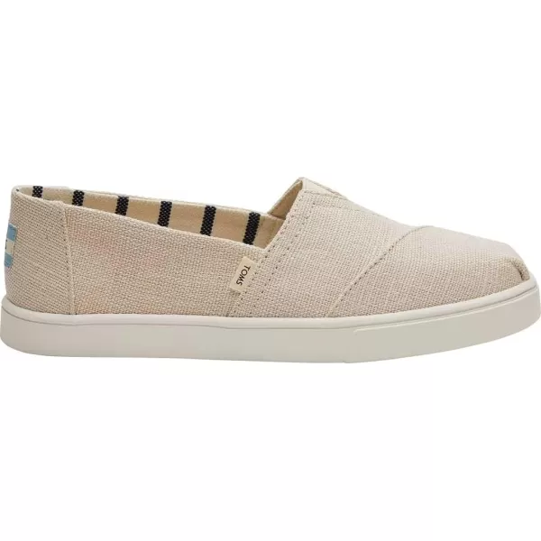 imageTOMS Womens Alpargata Small Leopard Slip On SneakerWarm Natural Heritage Canvas