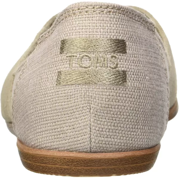 imageTOMS Womens Jutti  BrownDesert Taupe SuedeHeritage Canvas Mix