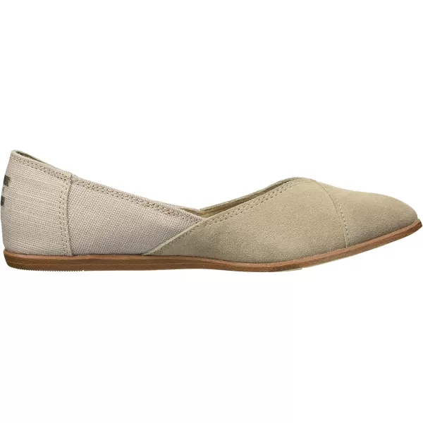 imageTOMS Womens Jutti  BrownDesert Taupe SuedeHeritage Canvas Mix