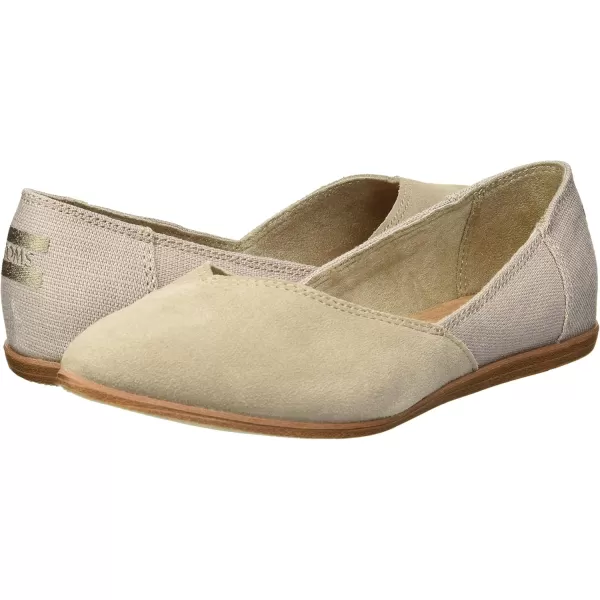 imageTOMS Womens Jutti  BrownDesert Taupe SuedeHeritage Canvas Mix