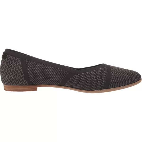 imageTOMS Womens Jutti Neat FlatBlack Repreve Knit