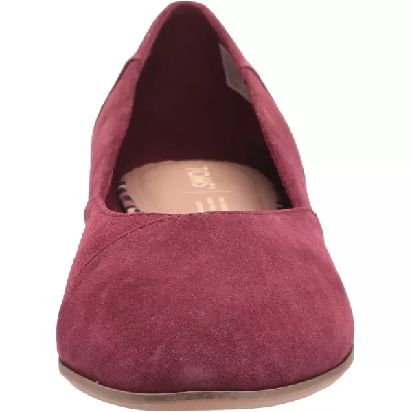 imageTOMS Womens Jutti Neat FlatBurgundy