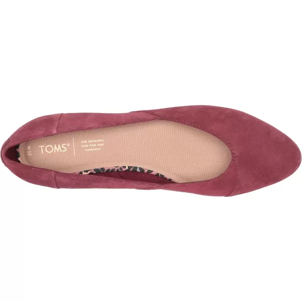 imageTOMS Womens Jutti Neat FlatBurgundy